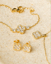 Load image into Gallery viewer, Diamond Clover Earrings