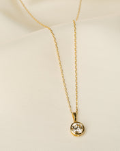 Load image into Gallery viewer, Essential Diamond Round Solitaire Bezel Pendant and Chain Necklace