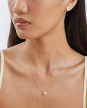 Load image into Gallery viewer, Essential Heart Brilliant Bezel Pendant and Necklace
