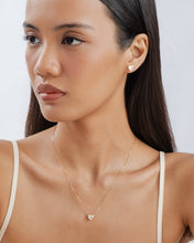 Load image into Gallery viewer, Essential Heart Brilliant Bezel Earrings