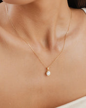 Load image into Gallery viewer, Essential Solitaire Round Brilliant Bezel Pendant and Necklace