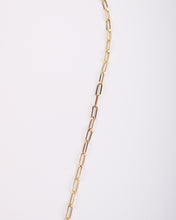Load image into Gallery viewer, Skinny Paperclip Necklace in Yellow Gold