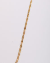 Load image into Gallery viewer, Flat Curb Chain Necklace in Yellow Gold
