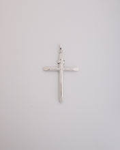 Load image into Gallery viewer, Cross Pendant in White Gold