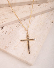 Load image into Gallery viewer, Cross Pendant in Yellow Gold (Large)