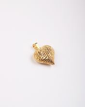 Load image into Gallery viewer, Puffed Textured Heart Pendant