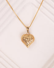 Load image into Gallery viewer, Mini Puffed Textured Heart Pendant