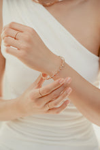 Load image into Gallery viewer, Rose Gold Bangle with Pavé
