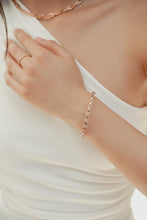 Load image into Gallery viewer, Rose Gold Bangle with Pavé
