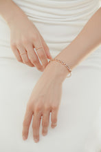 Load image into Gallery viewer, Rose Gold Bangle with Pavé
