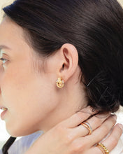 Load image into Gallery viewer, Cassia Tricolor Knot Earrings

