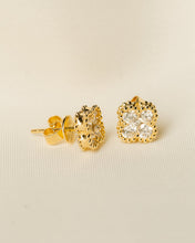 Load image into Gallery viewer, Diamond Clover Earrings
