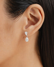 Load image into Gallery viewer, Signature 2-Stone Pear Drop Earrings
