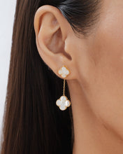 Load image into Gallery viewer, Dangling Clover Earrings
