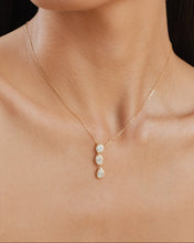 Load image into Gallery viewer, Signature Mix Shape Bezel Drop Necklace
