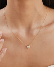 Load image into Gallery viewer, Essential Heart Brilliant Bezel Pendant and Necklace
