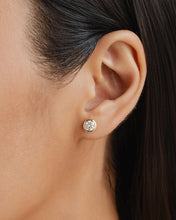 Load image into Gallery viewer, Essential Round Brilliant Bezel Studs
