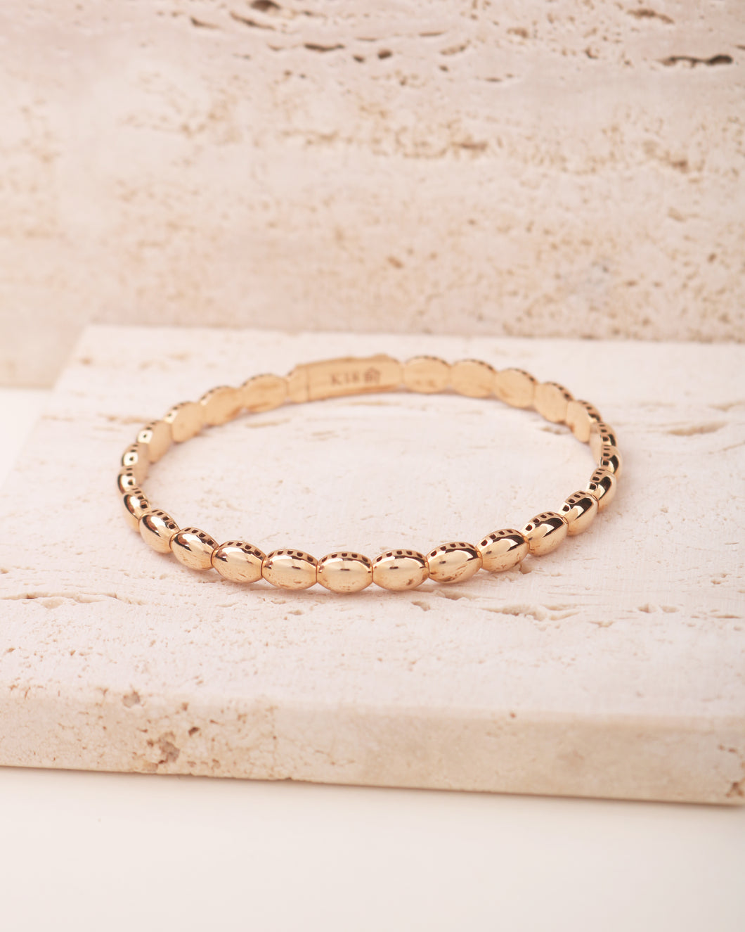Oval Bead Bangle