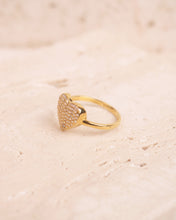 Load image into Gallery viewer, Mini Sparkling Heart Ring
