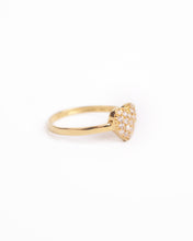 Load image into Gallery viewer, Mini Sparkling Heart Ring
