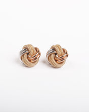 Load image into Gallery viewer, Cassia Tricolor Knot Earrings
