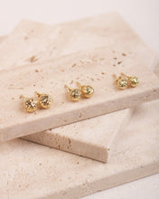 Load image into Gallery viewer, Textured Gold Studs
