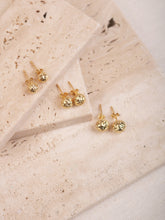 Load image into Gallery viewer, Textured Gold Studs
