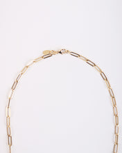 Load image into Gallery viewer, Skinny Paperclip Necklace in Yellow Gold
