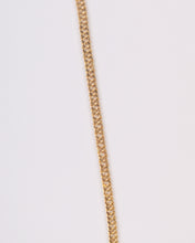 Load image into Gallery viewer, Flat Curb Chain Necklace in Yellow Gold
