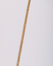 Load image into Gallery viewer, Flat Curb Chain Necklace in Yellow Gold
