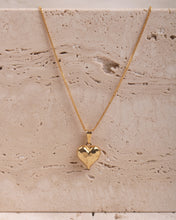 Load image into Gallery viewer, Gold Prism Heart Pendant
