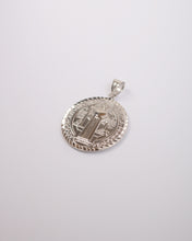 Load image into Gallery viewer, St. Benedict Pendant in White Gold
