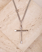 Load image into Gallery viewer, Cross Pendant in White Gold
