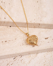 Load image into Gallery viewer, Puffed Textured Heart Pendant
