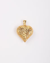 Load image into Gallery viewer, Puffed Textured Heart Pendant
