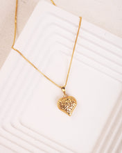 Load image into Gallery viewer, Mini Puffed Textured Heart Pendant
