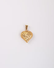 Load image into Gallery viewer, Mini Puffed Textured Heart Pendant
