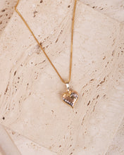 Load image into Gallery viewer, Striped Heart Pendant
