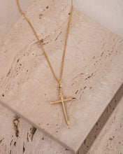 Load image into Gallery viewer, Cross Pendant in Yellow Gold (Small)
