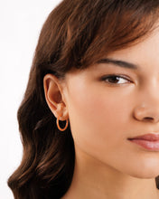 Load image into Gallery viewer, Nadine Hoop Earrings (Rose Gold)
