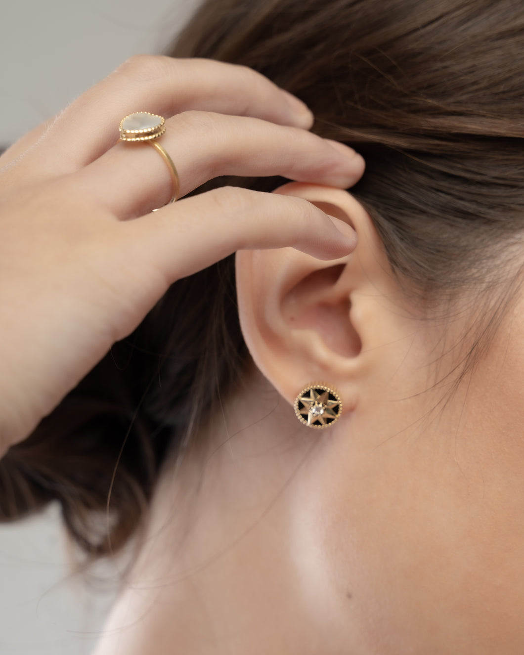 Compass Star Earrings