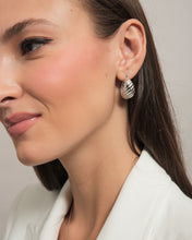 Load image into Gallery viewer, Croissant Hoop Earrings
