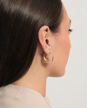 Load image into Gallery viewer, Croissant Hoop Earrings

