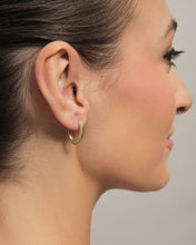 Load image into Gallery viewer, Oval Hoop Earrings
