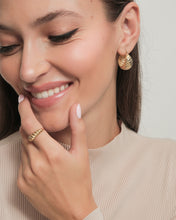 Load image into Gallery viewer, Croissant Hoop Earrings
