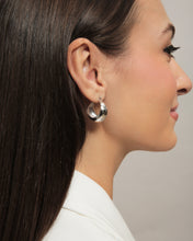 Load image into Gallery viewer, Dome Hoop Earrings
